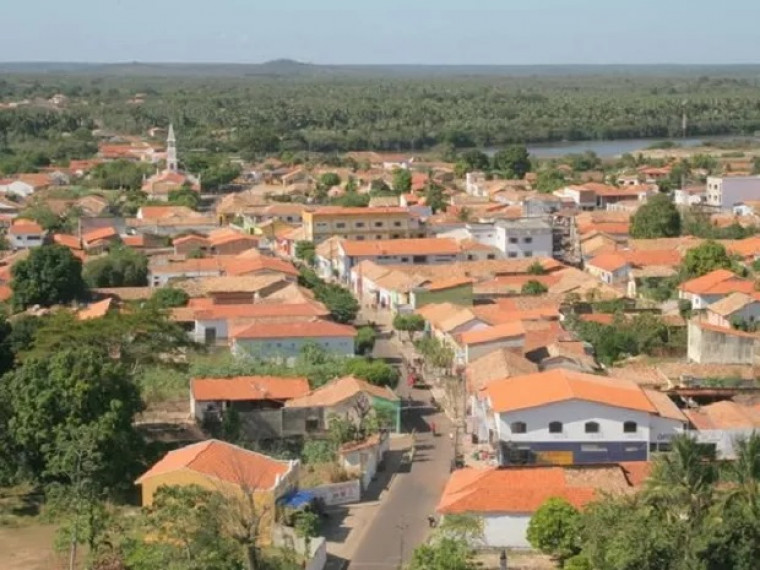 Cidade de Esperantina, no Bico do Papagaio.