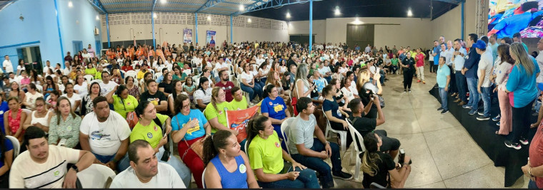 Reunião do candidato em Araguaína.