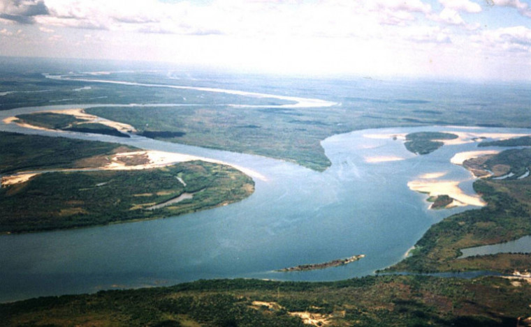 Encontro das aguas Tocantins e Araguaia
