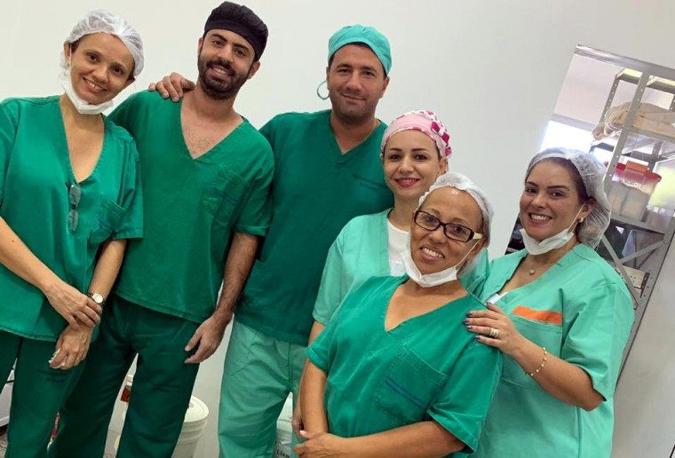 Equipe do Hospital de Referência de Araguaçu