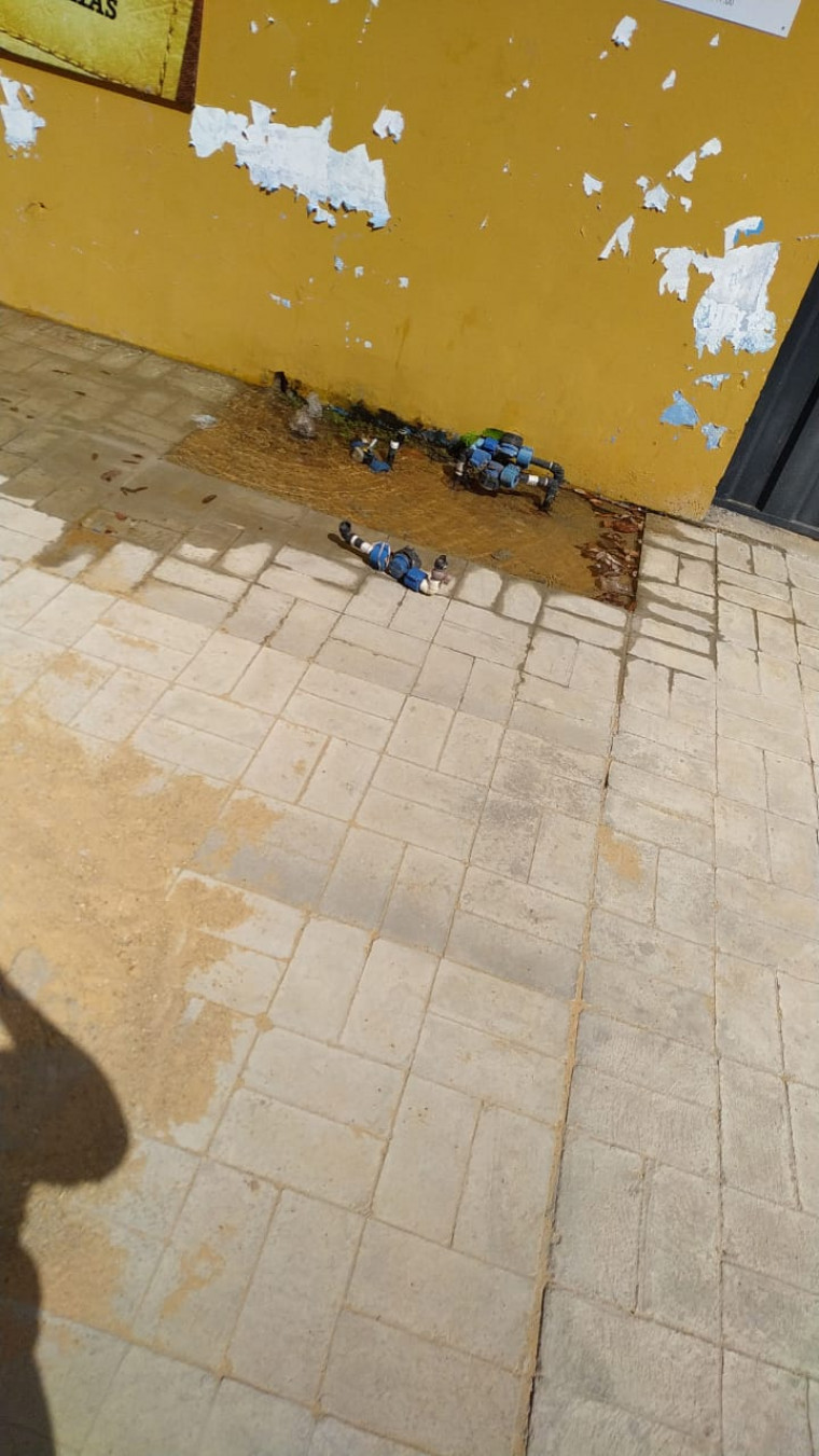 Hidrômetros quebrados em Palmas