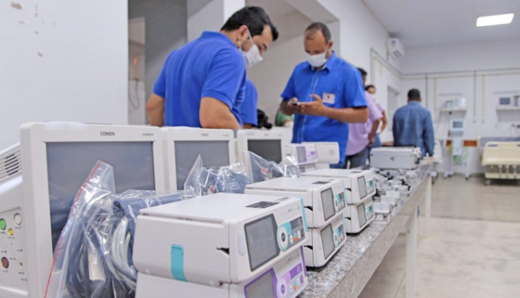 Equipamentos para atendimento de média e alta complexidade no Hospital Geral de Palmas
