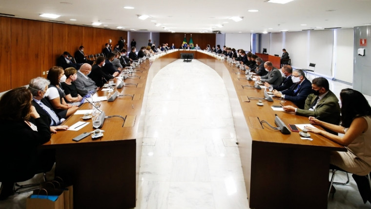 Reunião em Brasília com presidente Bolsonaro e ministros