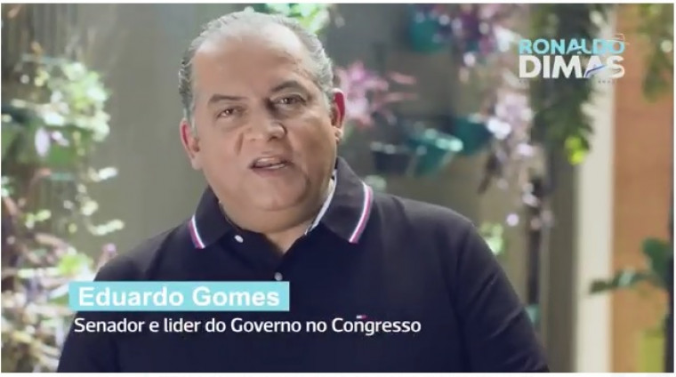 Eduardo Gomes é o coordenador da campanha de Ronaldo Dimas ao governo