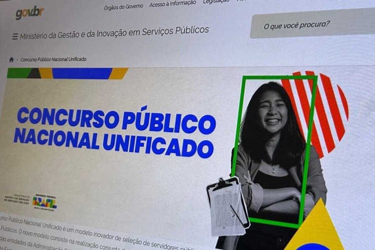 Site de acesso ao concurso unificado.