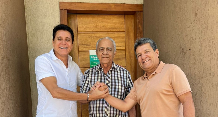 Nilton Franco, Moisés Avelino e Osires Damaso juntos para Eleições 2024.