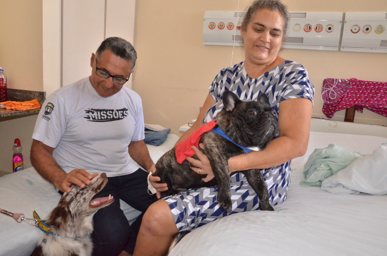 A dona de casa Antônia Delmondes Luz, veio do Mato Grosso para realizar tratamento no HGP