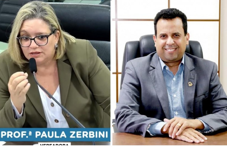 Professora Paula Zerbini e secretário Fábio Vaz