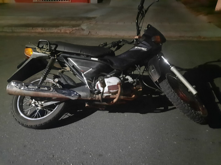 Suspeito tinha acabado de furtar uma motocicleta