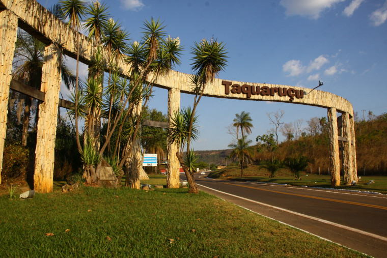 Portal de entrada do Distrito de Taquaruçu