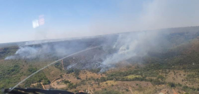 Incêndios atingem região de Taquaruçu