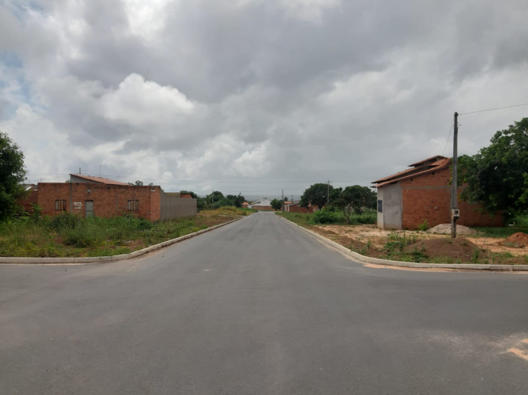 Ruas pavimentadas no Araguaína Sul II