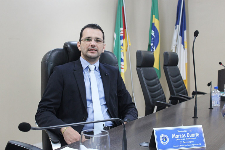 Marcos Duarte é presidente da Câmara de Araguaína