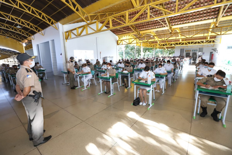 Provas foram realizadas na Academia de Polícia Militar Tiradentes, em Palmas