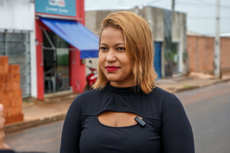 Professora e moradora do setor Wilquelane Sousa, pediu o plantio de mudas no bairro