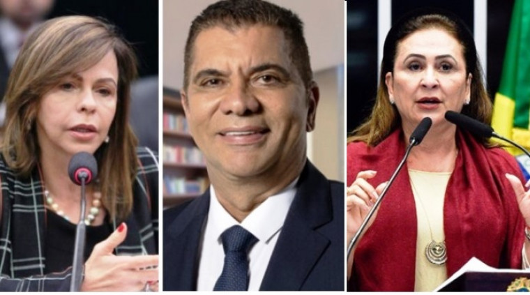Candidatos ao Senado, Professora Dorinha, Carlos Amastha e Kátia Abreu