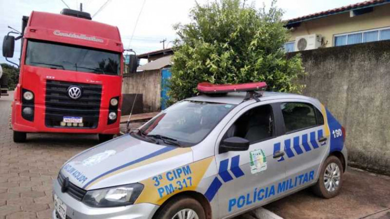 Caminhão havia sido roubado no Maranhão