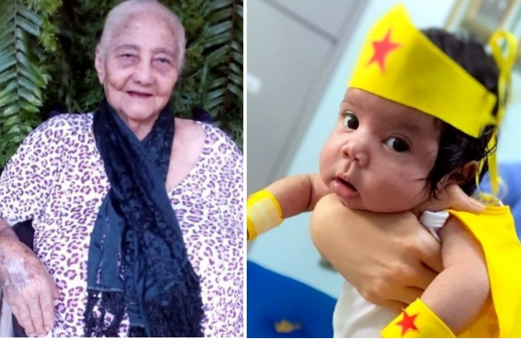 Paciente mais idosa, de 101 anos, e a mais jovem, de apenas 2 meses de vida. Elas venceram a covid-19