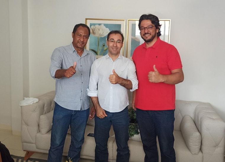 Luzimar Coelho, Wagner Rodrigues e Sandro Bandeira