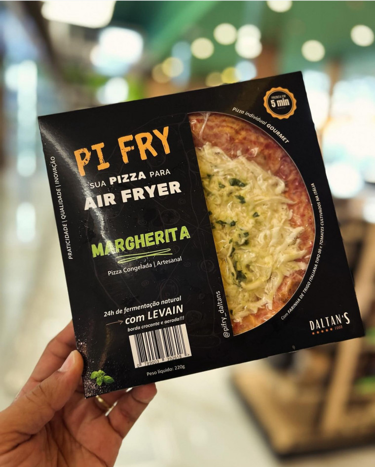 Pi Fry é a primeira pizza artesanal congelada voltada para air fryer