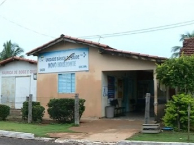 Casa alugada como UBS no Distrito de Novo Horizonte