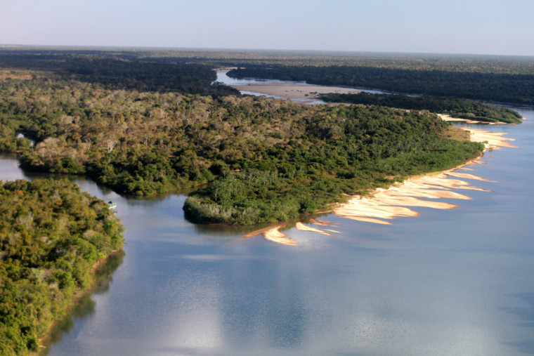 Ilha do Bananal na região do Parque Estadual do Cantão.