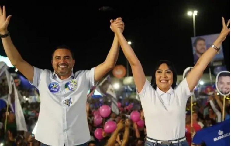 Governador Wanderlei Barbosa e candidata a prefeita de Palmas, Janad Valcari