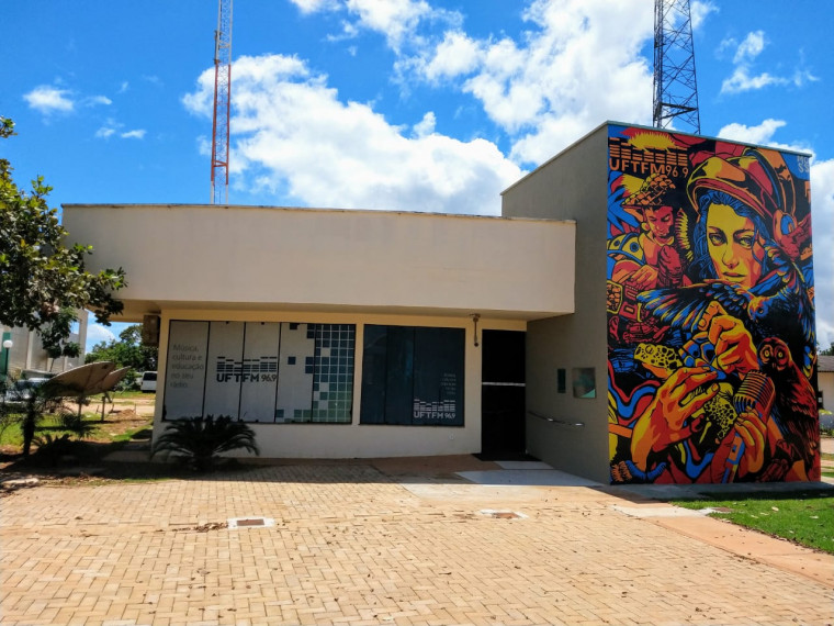 Rádio UFT, em Palmas.
