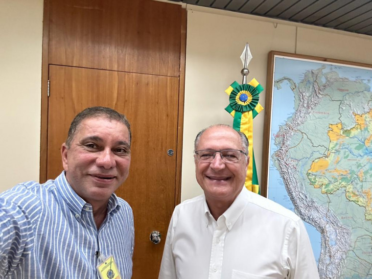 Carlos Amastha e Geraldo Alckim em Brasília.