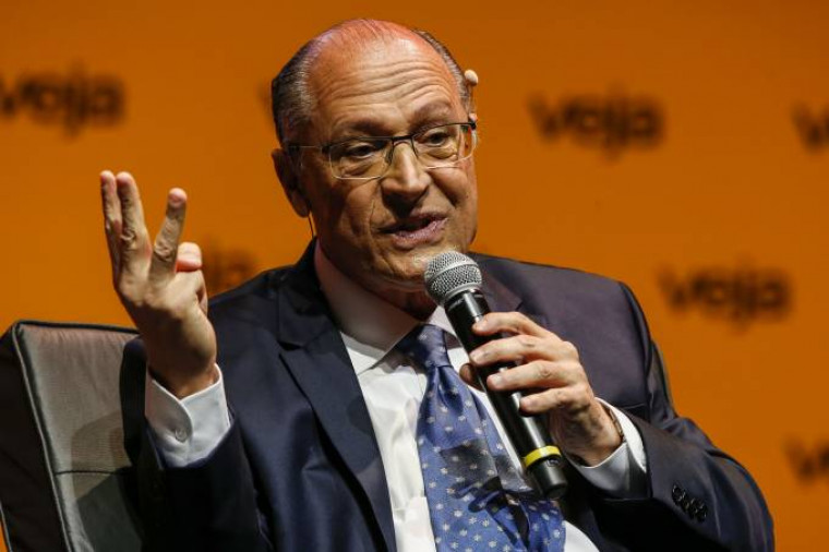 O candidato Geraldo Alckmin (PSDB) foi entrevistado no fórum Amarelas ao Vivo de VEJA