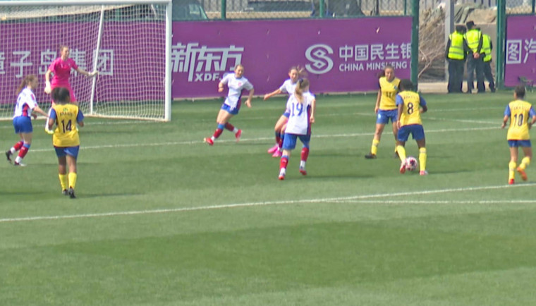 Goleada faz goleada em cima do time feminino da República Tcheca.