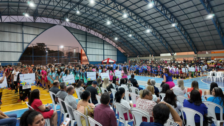 Abertura dos jogos estudantes em Araguaína