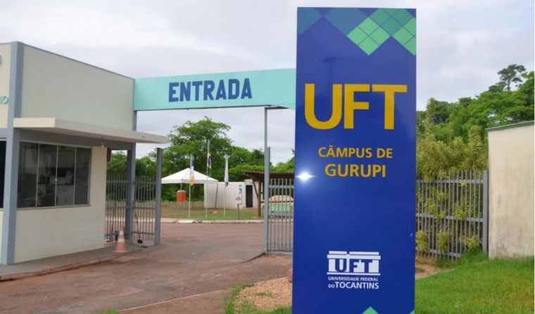 Entrada do Campus da UFT em Gurupi.