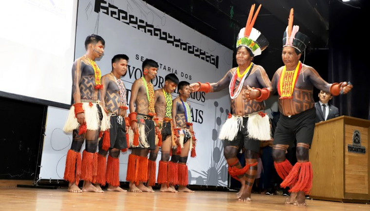Povos Originários de etnias indígenas e das comunidades tradicionais quilombolas marcaram presença no Palácio Araguaia