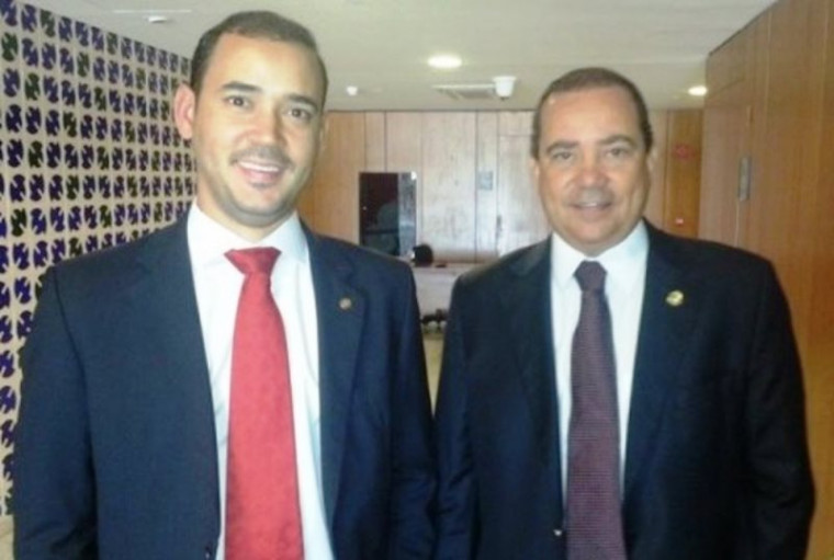 Deputado federal Vicentinho Júnior e ex-senador Vicentinho Alves (PL)