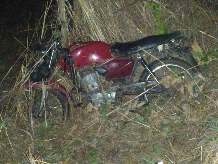 A motocicleta foi entregue à família da vítima, bastante danificada e sem funcionamento