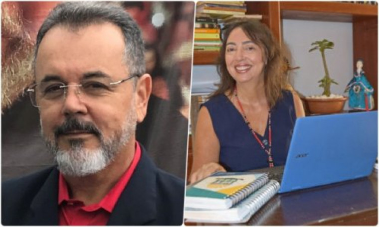 Leador Machado e Vera Caixeta, candidatos do PT em Araguaína
