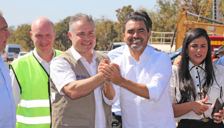 Governador Wanderlei Barbosa e o ministro Renan Filho inauguram a primeira etapa da duplicação da BR-153, em Gurupi