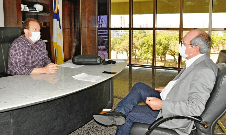 Governador Mauro Carlesse e prefeito Ronaldo Dimas