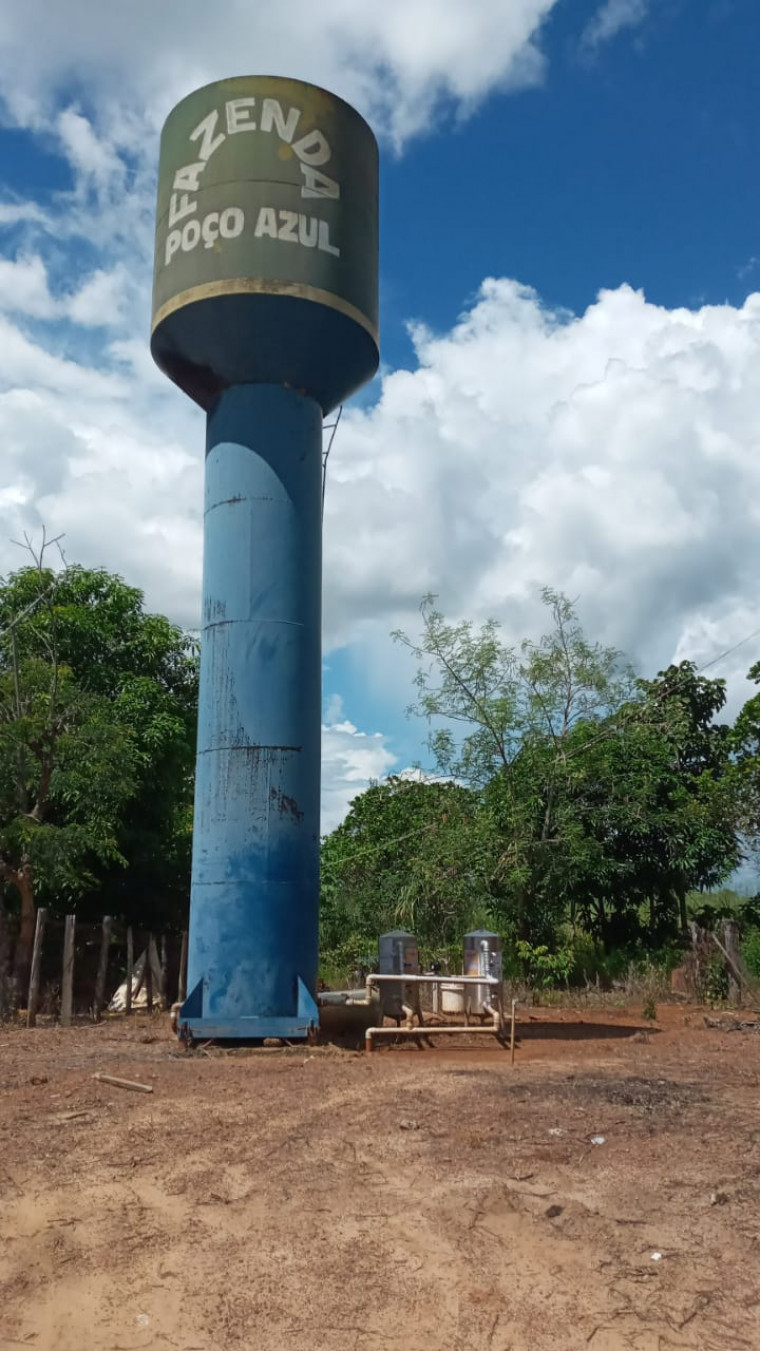 Poço abastece a comunidade do Assentamento Água Fria