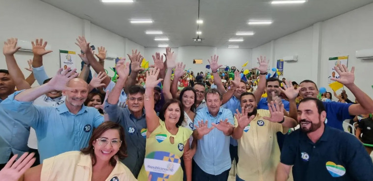 Compareceram na convenção várias lideranças políticas