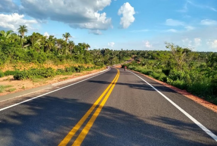O asfalto novo vai beneficiar diretamente os moradores de Tocantinópolis