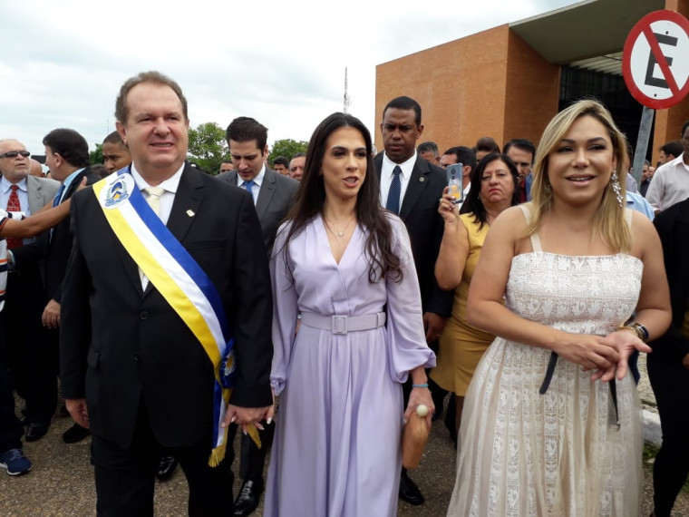 Carlesse a caminho do Palácio Araguaia