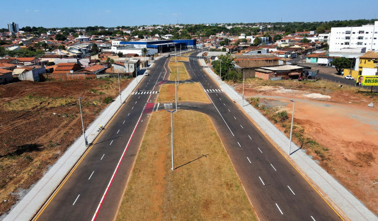 Nova avenida em Araguaína, a Via Norte