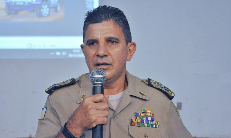 Comandante da PM, coronel Jaizon Veras