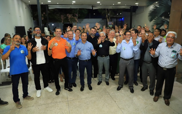 Reunião com o candidato à reeleição