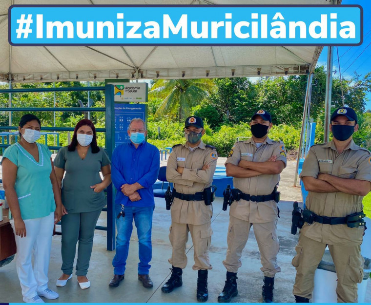 17,38% da população de Muricilândia já foi imunizada contra o coronavírus