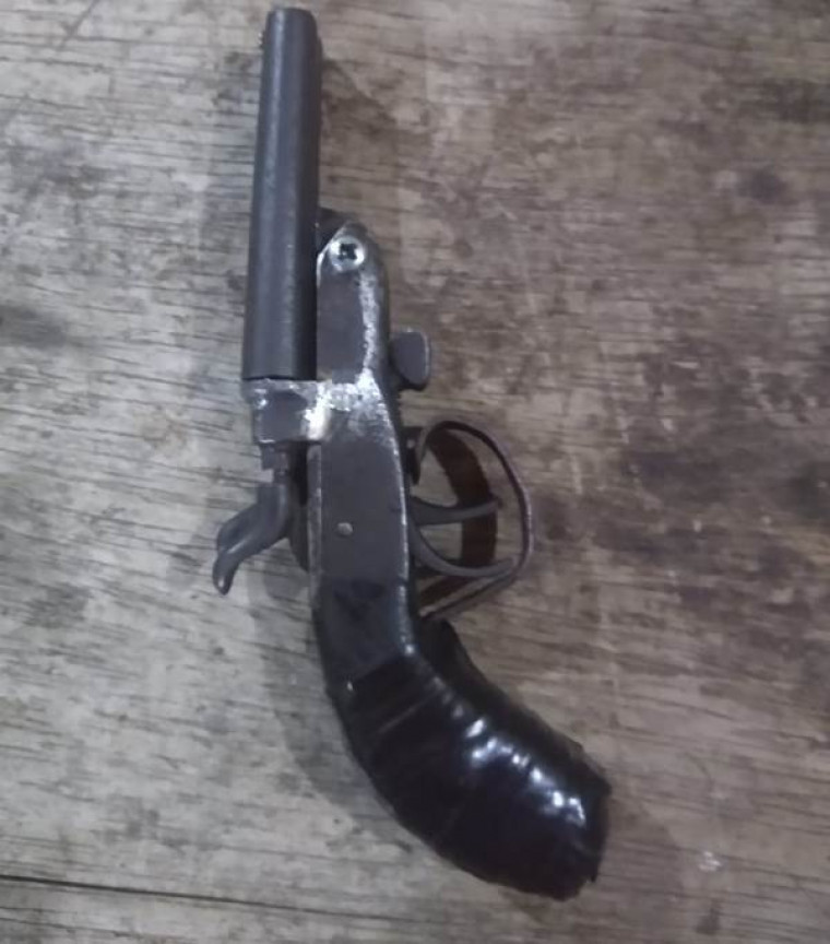 Arma apreendida em Xambioá