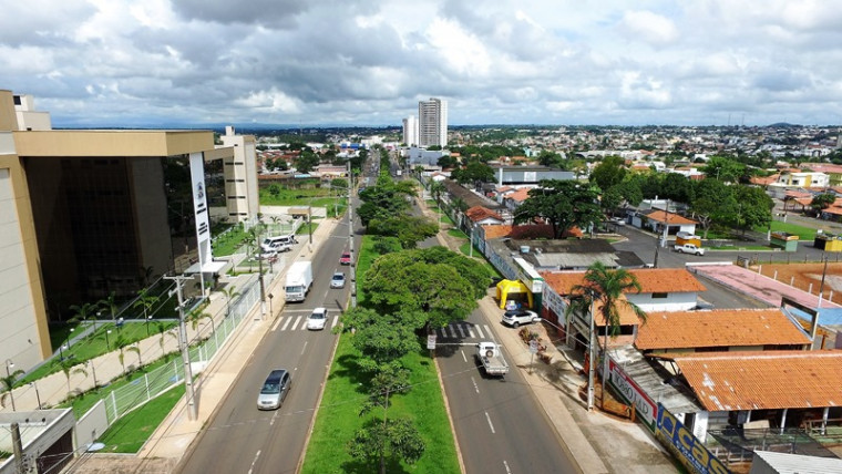 Vista da Avenida Filadélfia em Araguaína