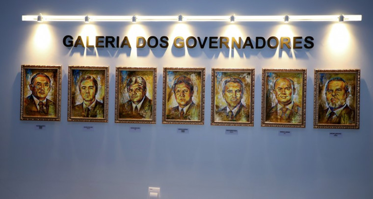 Galeria dos Governadores constitui um espaço que reúne quadros com fotos de todos os ex-governadores do Estado
